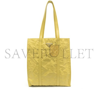 PRADA LOGO PLAQUE COLOR-BLOCK TOTE BAG 1BG459 (33*30*8cm) 